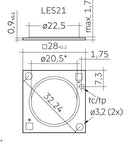 Tridonic 28004611 SLE 21mm 6000lm 840 R ADV8 - LED Spares