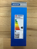 Megaman Economy 4.9W Candle B15 4000K Cool White - 143354E - LED Spares