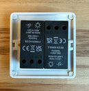 Knightsbridge CU2162 White Curved Edge 2 Gang 2 Way Leading Edge Dimmer Switch 40-400W Incandescent | 3-100W LED - LED Spares