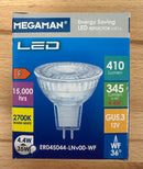 Megaman 4.4W GU5.3 MR16 Economy Glass 2700K - 142640E - LED Spares