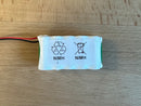 10/1AAAXM350-OS-C01 10 Cell 5+5 12V 350mA Ni-MH Emergency Battery - LED Spares