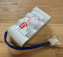Yuasa 4DH4-0LAP3 4 D Cell 4.8V Side by Side c/w AMP Connector and Base Plate - LED Spares