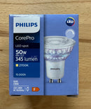 Philips Corepro LEDspot GU10 PAR16 4W 345lm 36D - 827 Extra Warm White - Dimmable - LED Spares