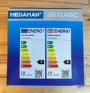 Megaman 9.6W Classic Lamp B22 4000K - 10 Pack - 710465E - LED Spares