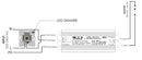 GLP GTMC-100-24-D 100W 4.2A 24V IP67 Triac Dimmable LED Power Supply - LED Spares