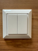 EnOcean Easyfit Self-Powered Single / Double Rocker Wall Switch E8221-A280   - Casambi - LED Spares