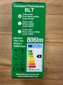 BELL 13W GX24q-1 4 Pin Compact Fluorescent BLT Lamp 4000K - 04166 - LED Spares