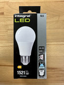 Integral GLS Bulb E27 1521LM 13W 5000K 240 Beam Frosted Non Dimmable - LED Spares