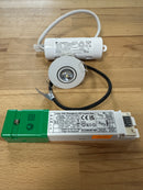 Liteplan S/ADM/1/43/OA/W Ceiling Recessed DALI Addressable Fitting Open Area Optic