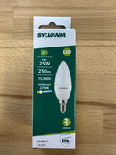 Sylvania ToLEDo Candle V6 250lm 827 E14 SL - LED 3W = 25W - 0026920 - LED Spares
