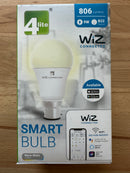4Lite WiZ Connected Smart LED WiFi Bulb GLS Warm White - BC (B22) - 4L1-8001 - LED Spares