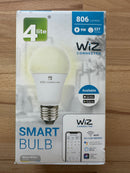 4Lite WiZ Connected Smart LED WiFi Bulb GLS Warm White - ES (E27) - 4L1-8000 - LED Spares