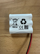 BSS3-A-NICD-900MA 3 Cell Side By Side Battery c/w Flying Leads -LED Spares