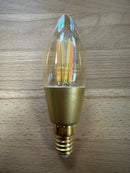 Philips Smart LED Wiz 4.9W = 25W 370lm Filament Candle Amber E14 - LED Spares
