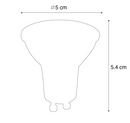 GU10 Dimmable LED Bulb Black 6W 500LM 2700K