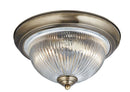 Searchlight 4370 Antique Brass & Clear Glass American Dinner Flush Light - LED Spares