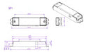 ECOPAC ELED-10P-C100/450T 10W 100-450mA (Dip-Switch)Triac Dimmable LED Driver - LED Spares