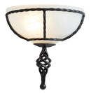 Elstead Lighting Pembroke 1 Light Indoor Wall Uplighter Black E27