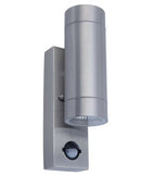 LUTEC - RADO - 5510809001 - Stainless Steel Clear Glass Up & Down IP44 Outdoor Sensor Wall Light - LED Spares