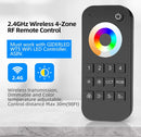 GIDEALED RT10 2.4G Wireless 4 Zone RF Remote Control, Operates with WT5 Controller - LED Spares