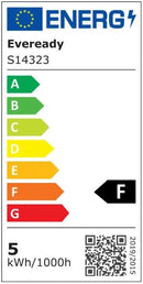 Eveready LED Candle B15 (SBC) 470lm 4.9W 4000K Cool White - S14323 - LED Spares