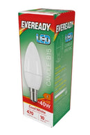 Eveready LED Candle B15 (SBC) 470lm 4.9W 4000K Cool White - S14323 - LED Spares