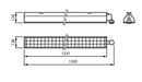 Philips TMS031 UV-C Batten 1 X T8 36W WIth Microwave Sensor - LED Spares