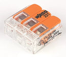 WAGO 221-413 32A 3-Way Lever Connectors Various Pack Sizes - LED Spares