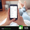 4Lite WiZ Connected Smart LED WiFi Bulb GLS Warm White - ES (E27) - 4L1-8000 - LED Spares