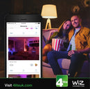 4Lite WiZ Connected Smart LED WiFi Bulb GLS Warm White - ES (E27) - 4L1-8000 - LED Spares