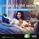 4Lite WiZ Connected Smart LED WiFi Bulb GLS Warm White - ES (E27) - 4L1-8000 - LED Spares