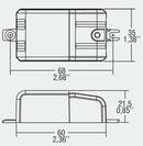 TCI - 122598 DC 8W 350mA BULL/U - LED Spares