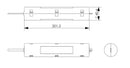 Liteplan 3/CD45/PT/AS 3.6V 4.5Ah Encased Battery c/w Leads and Plug - LED Spares