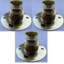 BRASS BC B22D BESA/CONDUIT/BATTEN LAMPHOLDER WITH EARTH - LED Spares