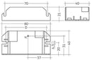 Tridonic 87500628 LC 10W 250mA fixC C SNC - LED Spares