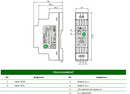 POS Power DIN15W24 24V 0.63A Din Rail Power Supply  - LED Spares