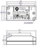 POS Power FTPC8V12-C 8W 12V/0.67A LED Power Supply - LED Spares
