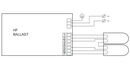 Philips HF-P 222-42PL-T/C/L/TL5C HF Compact Ballast - LED Spares