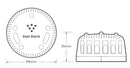 Hispec HSA/BH Battery Operated Heat Detector - LED Spares