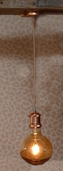 E27 Rose Gold 1.2M Decorative Pendant - LED Spares