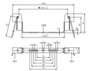 POLH/HQI/RX7SB15 150W HQI-TS Lampholder Straight Bracket - LED Spares