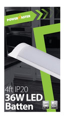 Powermaster LED IP20 4ft 120cm Batten Fitting - LED Spares