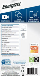 Energizer WIFI Smart Pan & Tilt Camera - LED Spares