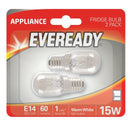S875 Eveready Fridge Appliance Bulb 15W (E14) Pygmy