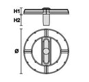 ASD ENSO Post-Top Central Spigot, 4 Quadrant ENPC4Q/J4K0870-SS0-W10 - LED Spares