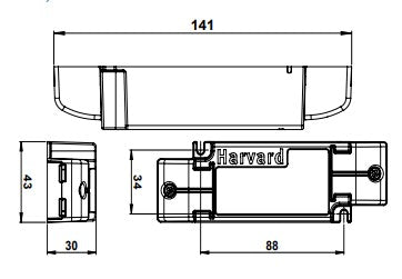 Driver LED Harvard CL700S-240-C – Alimentation AC/DC Pour LEDs