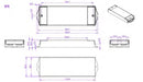Ecopac ELED-60P-C600/2100T Triac Dimmable Selectable Current LED Driver - LED Spares
