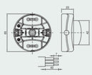 Single Pole In-Line Foot Switches for Standard Lamps