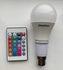 ENERGIZER Colour Changing E27 & B22 BC GLS LED RGB+W With Remote Control - LED Spares