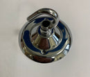 Chrome Ceiling Rose With Hook For Pendant Style Lights - LED Spares